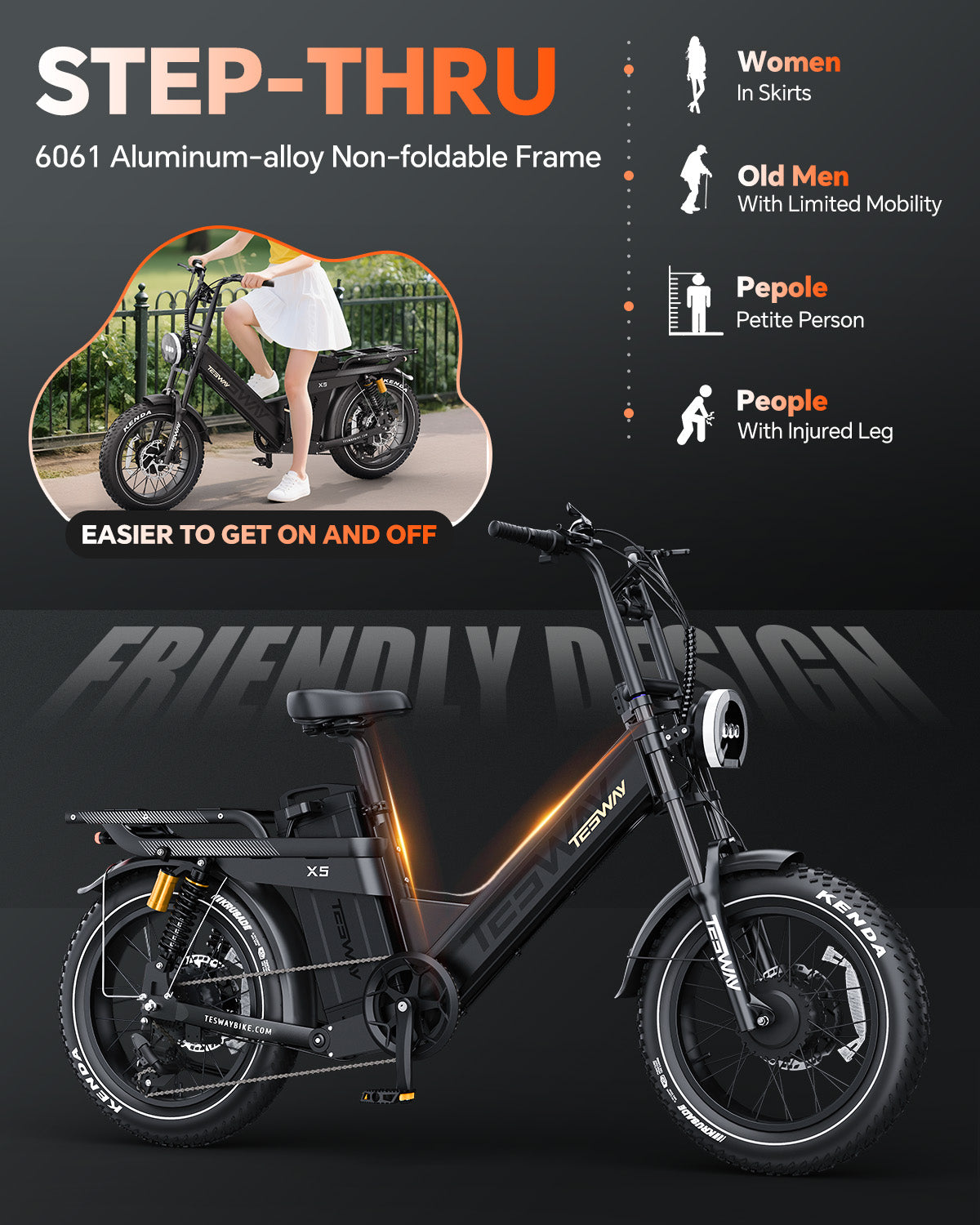 AWD electric bike / Dual motor ebike / All wheel drive electric bike / 1000W off-road ebike / best off road ebike 2025 / long range ebike / high capacity electric bike / performance ebike