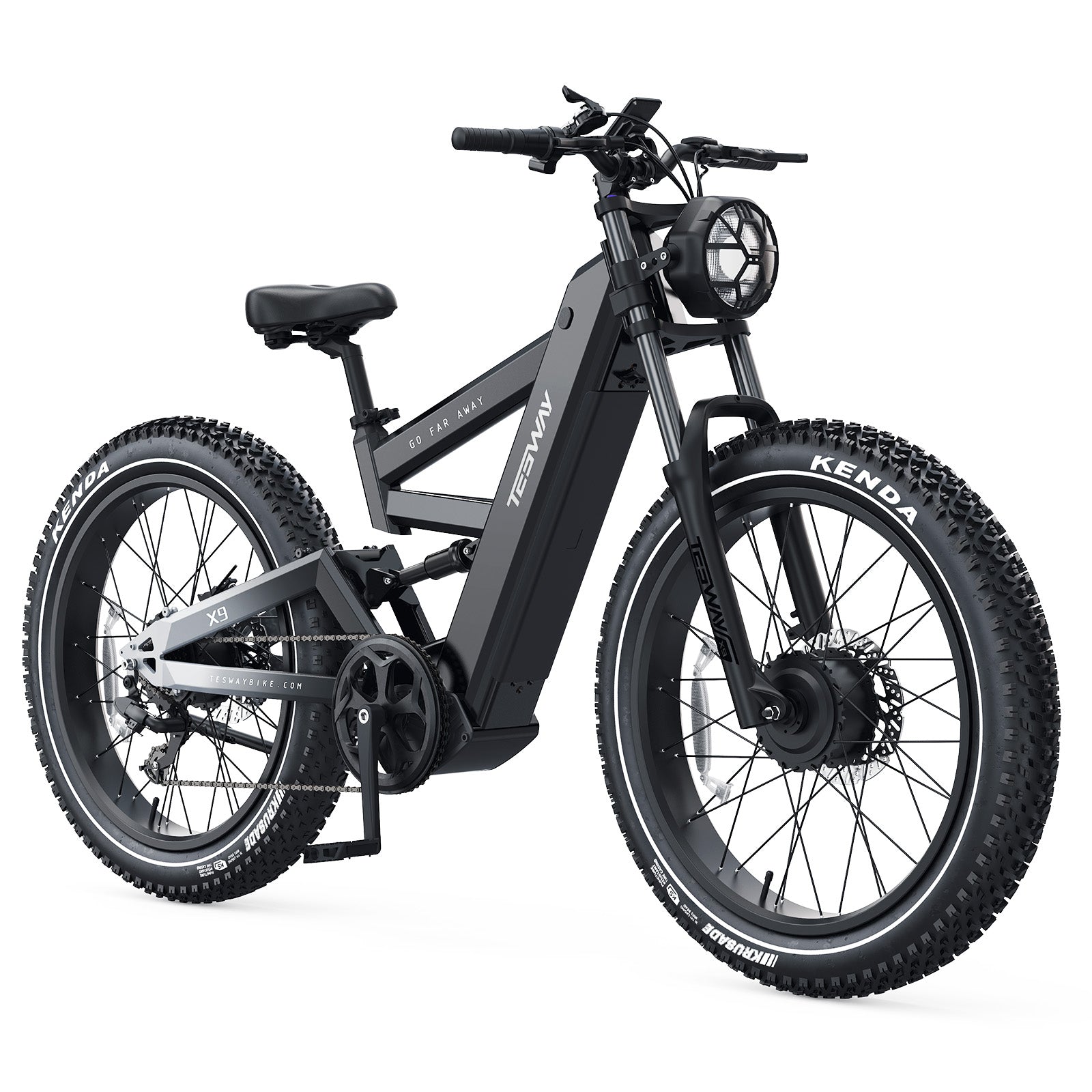 TESWAY X9 AWD - 4000W Dual Motors Electric Mountain Bike