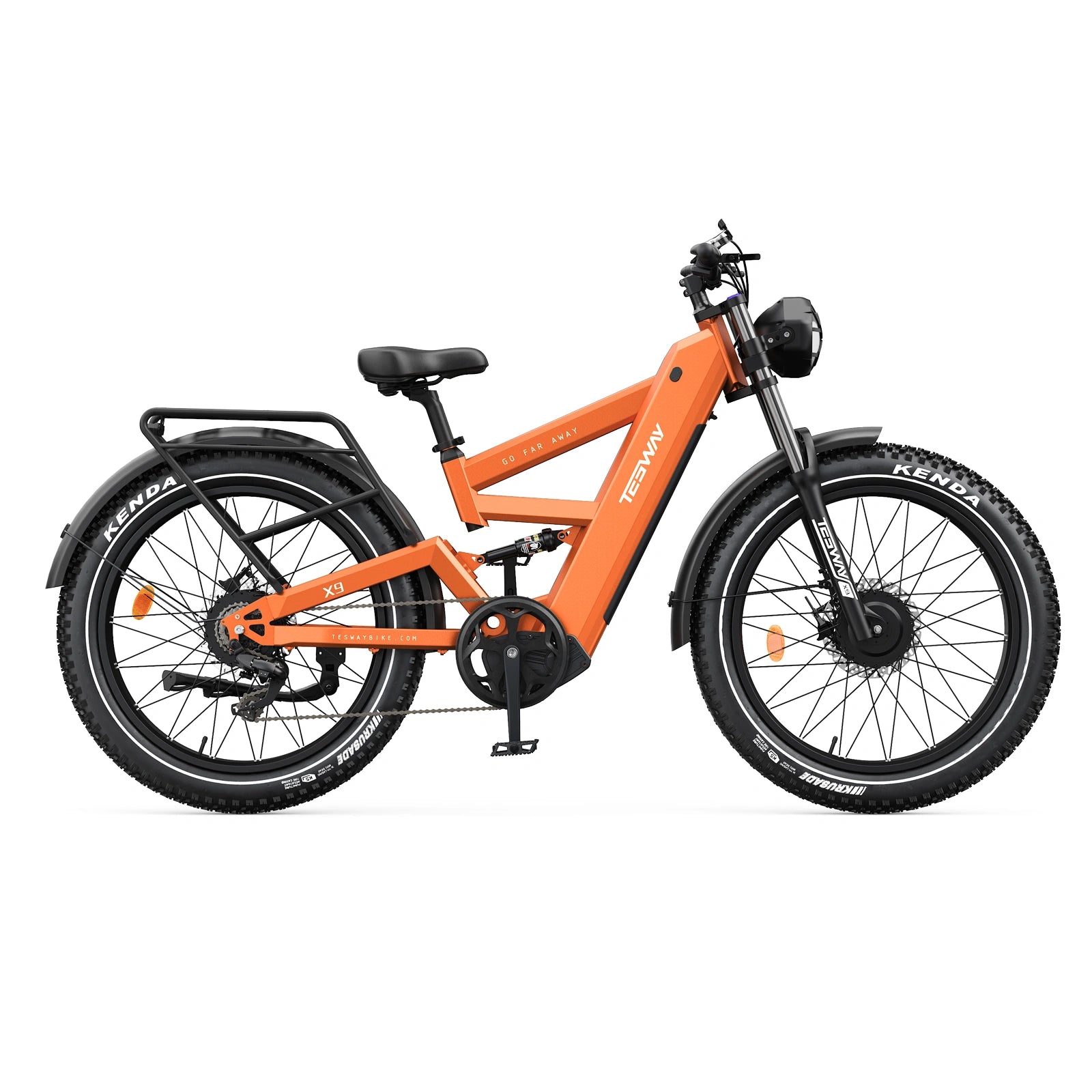 TESWAY X9 Ultra 60V Dual Motor Electric Mountain Bike - 4000W Peak Power