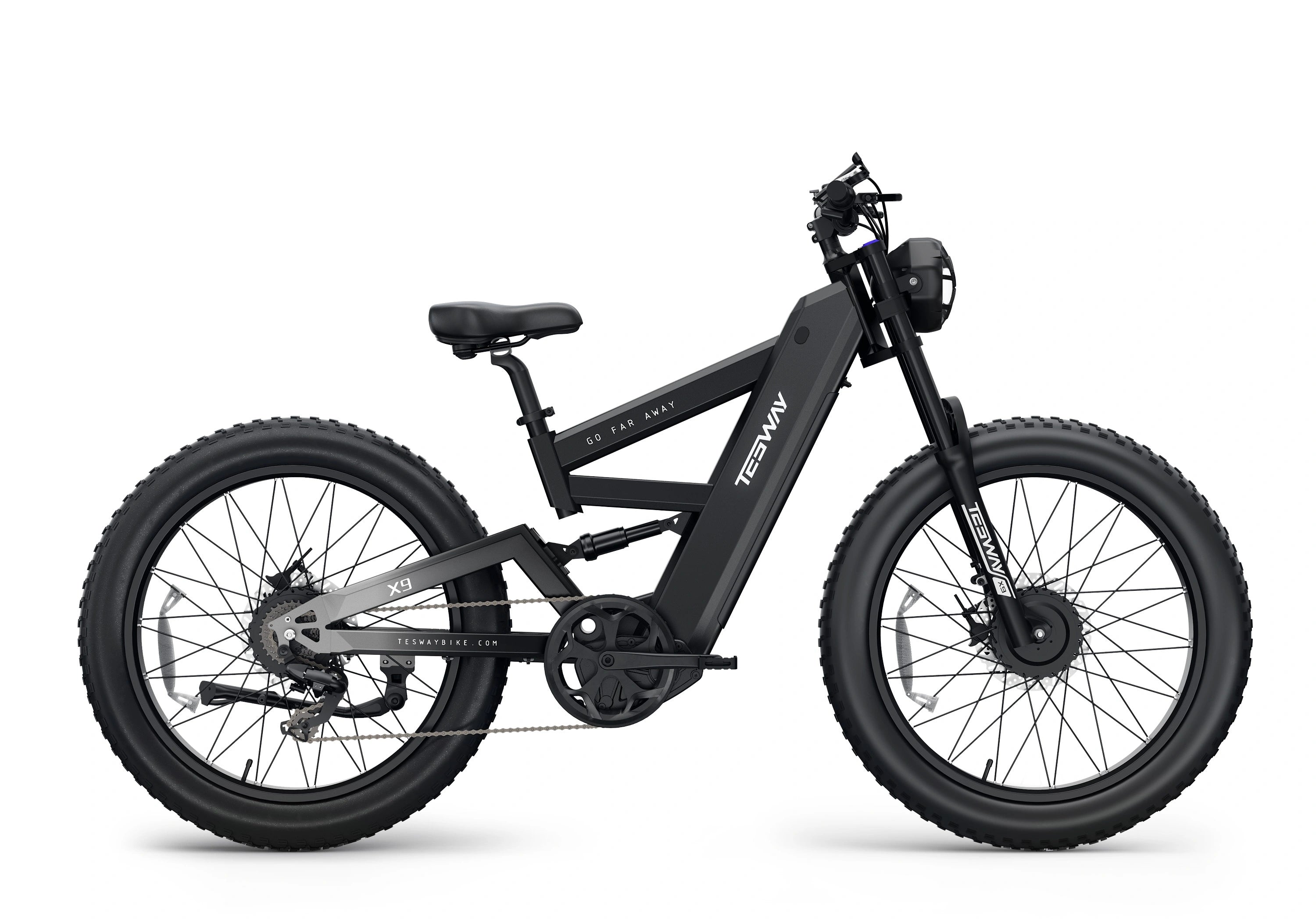 TESWAY X9 AWD - 4000W Dual Motors Electric Mountain Bike