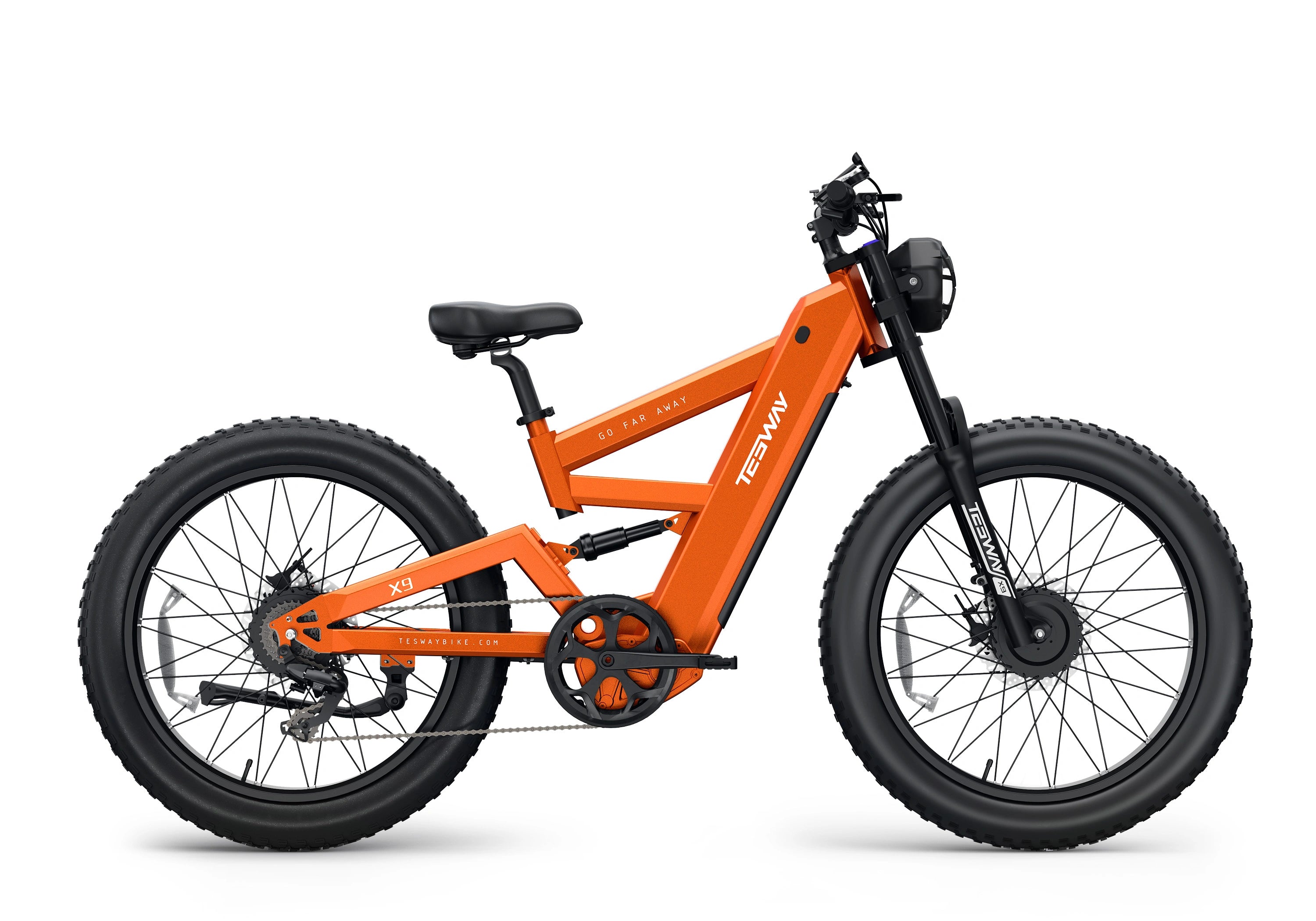TESWAY X9 AWD - 4000W Dual Motors Electric Mountain Bike