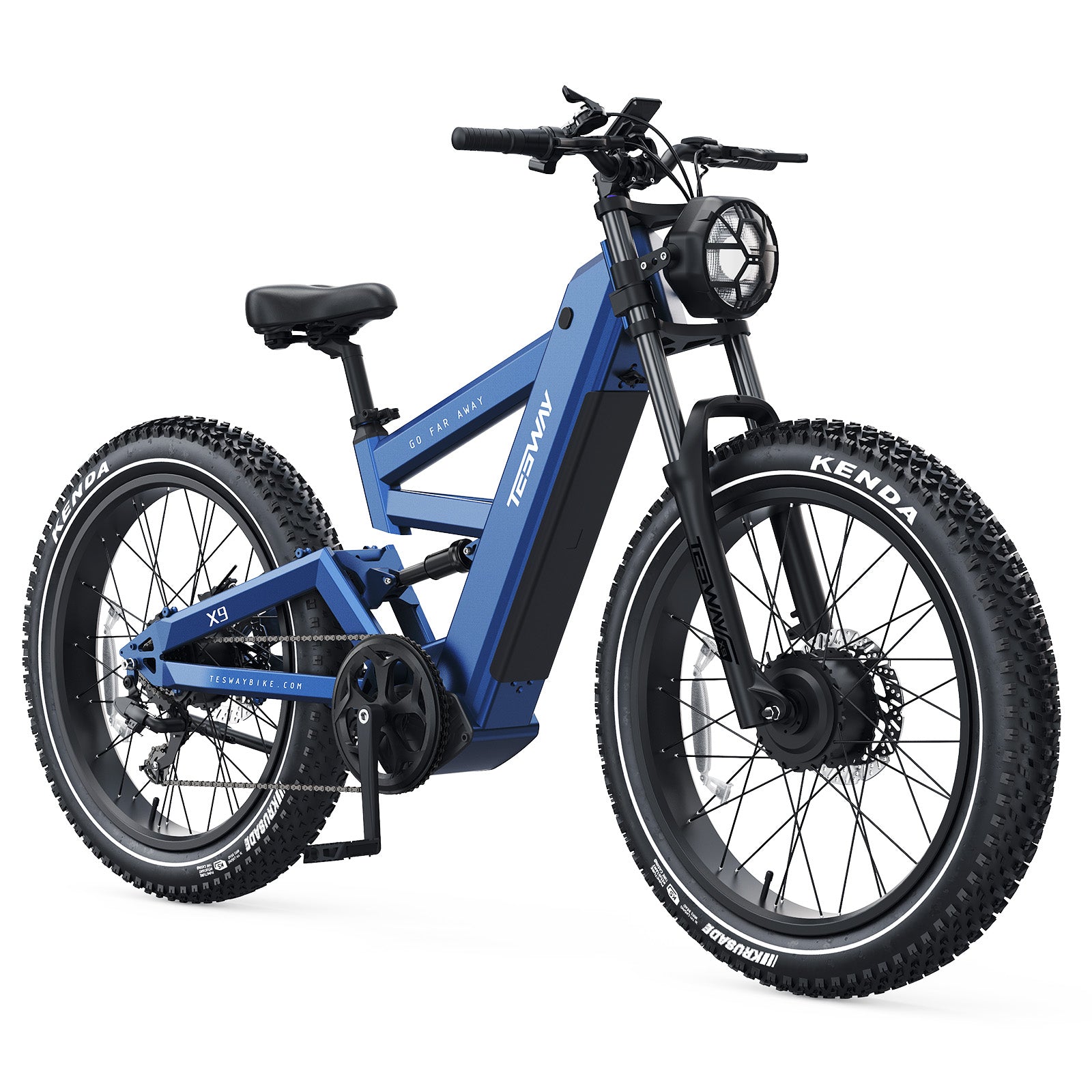 TESWAY X9 AWD - 4000W Dual Motors Electric Mountain Bike