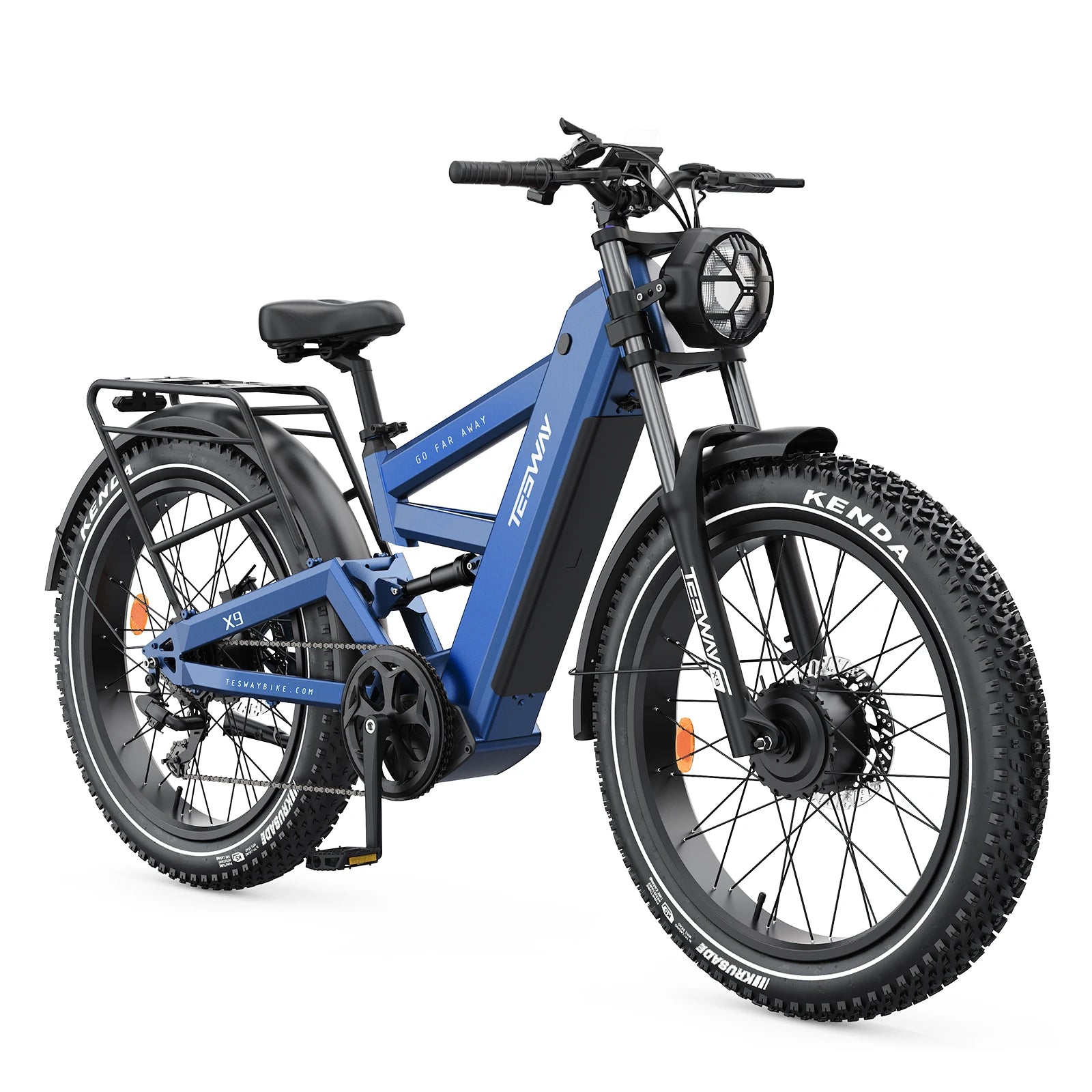 TESWAY X9 Ultra 60V Dual Motor Electric Mountain Bike - 4000W Peak Power
