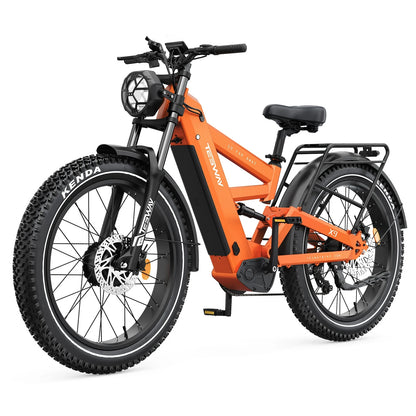 TESWAY X9 Ultra 60V Dual Motor Electric Mountain Bike - 4000W Peak Power