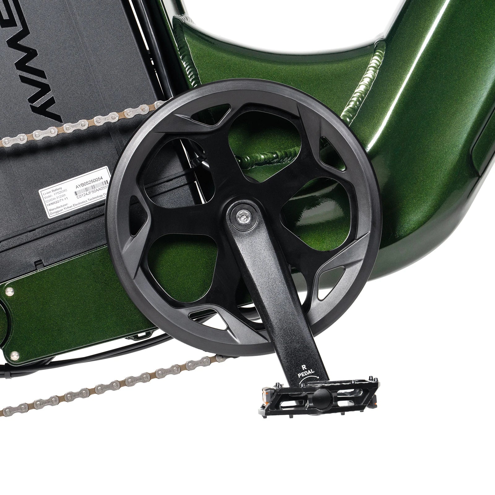 TESWAY X5 AWD Step-Thru E-Bike – Easy Mount 3600W Dual Motor