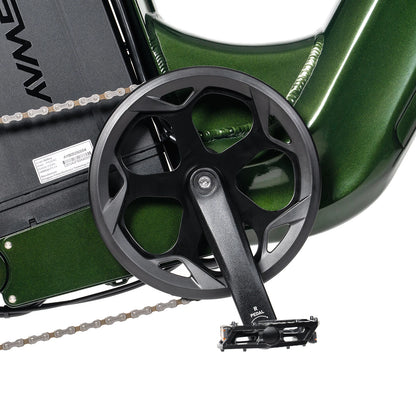 TESWAY X5 AWD Step-Thru E-Bike – Easy Mount 3600W Dual Motor