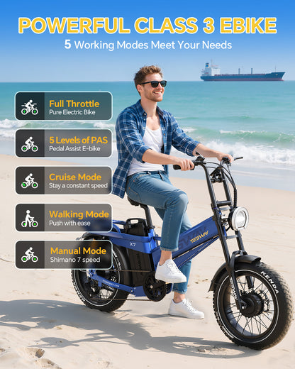 TESWAY X7 AWD – 3000W Dual Motor 200NM Torque