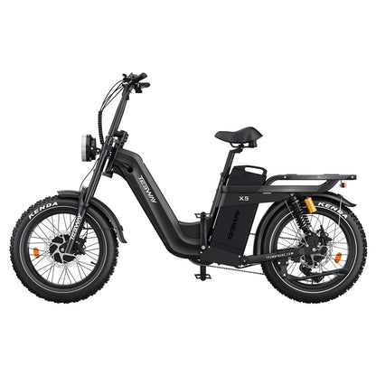 TESWAY X5 AWD Step-Thru E-Bike – Easy Mount 3600W Dual Motor