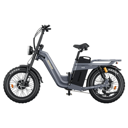 TESWAY X5 AWD Step-Thru E-Bike – Easy Mount 3600W Dual Motor