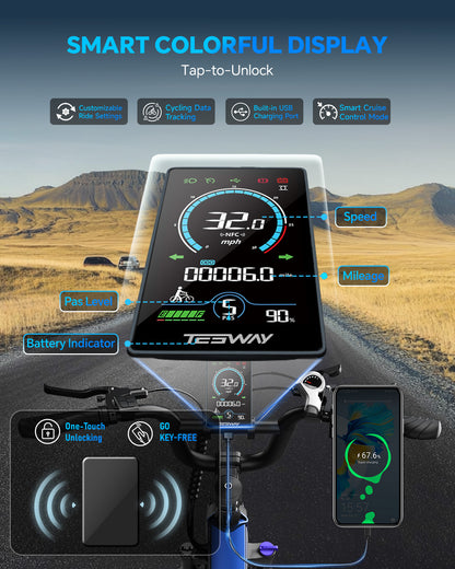 TESWAY X7 AWD – 3000W Dual Motor 200NM Torque