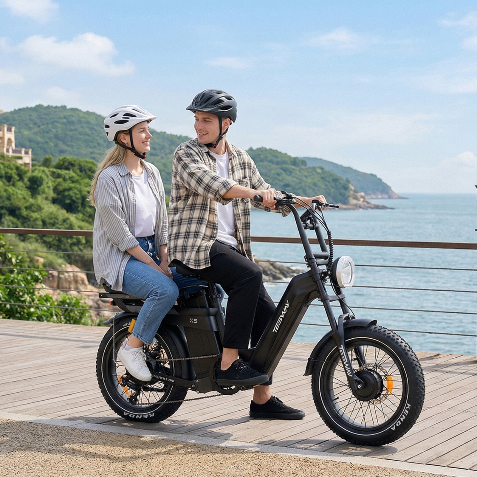 Tesway X5 AWD Step-Thru E-Bike – Easy Mount 3600W Motor – Tesway CA
