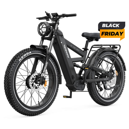 TESWAY X9 Ultra 60V Dual Motor Electric Mountain Bike - 4000W Peak Power