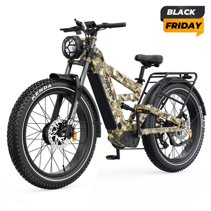 TESWAY X9 Ultra 60V Dual Motor Electric Mountain Bike - 4000W Peak Power