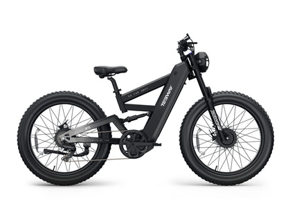TESWAY X9 AWD - 4000W Dual Motors Electric Mountain Bike